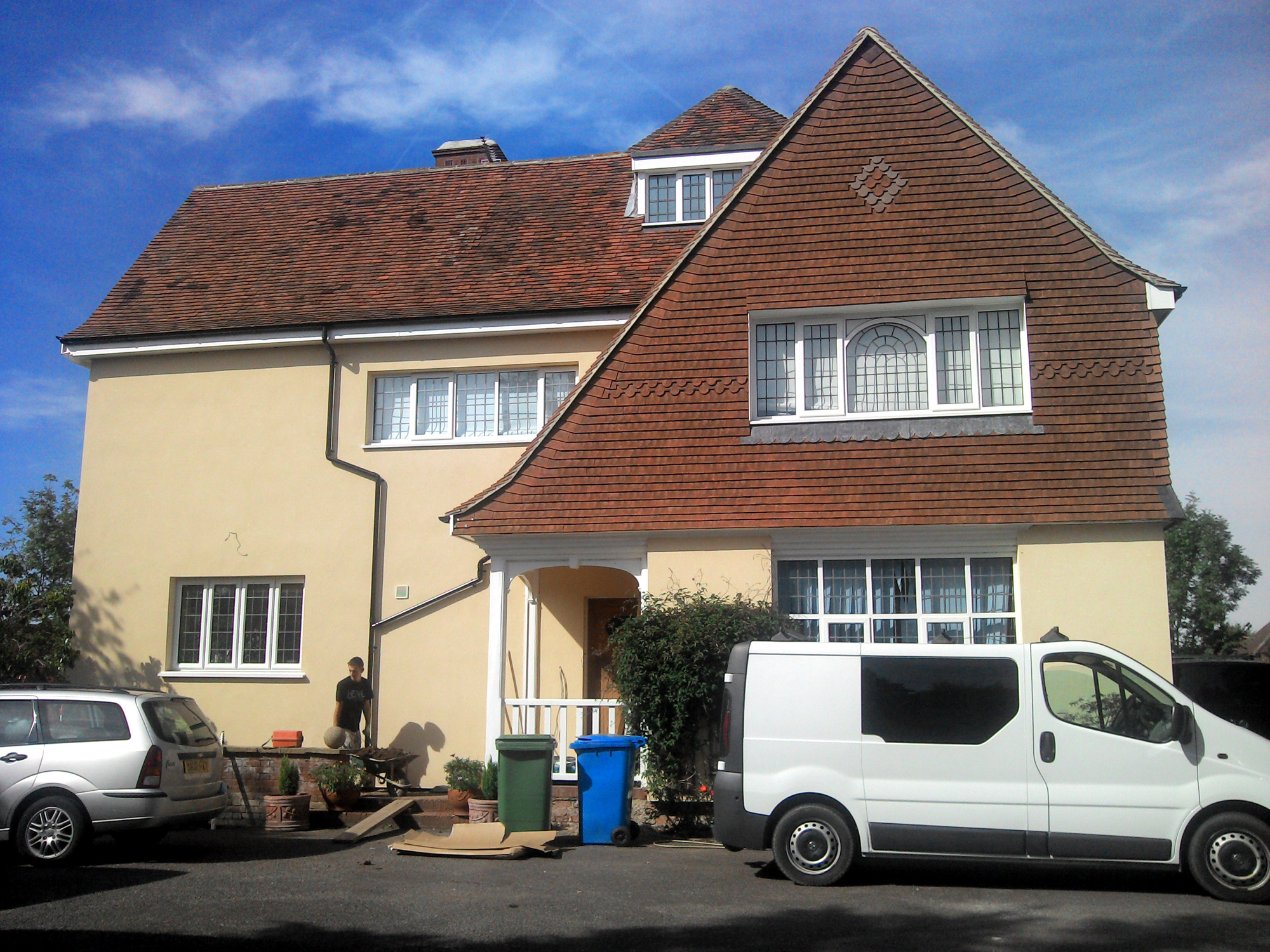 grand old house near completion